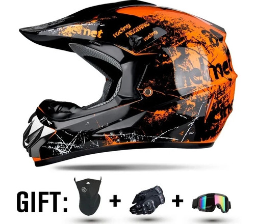 Youth kids motocross helmet - motocross,